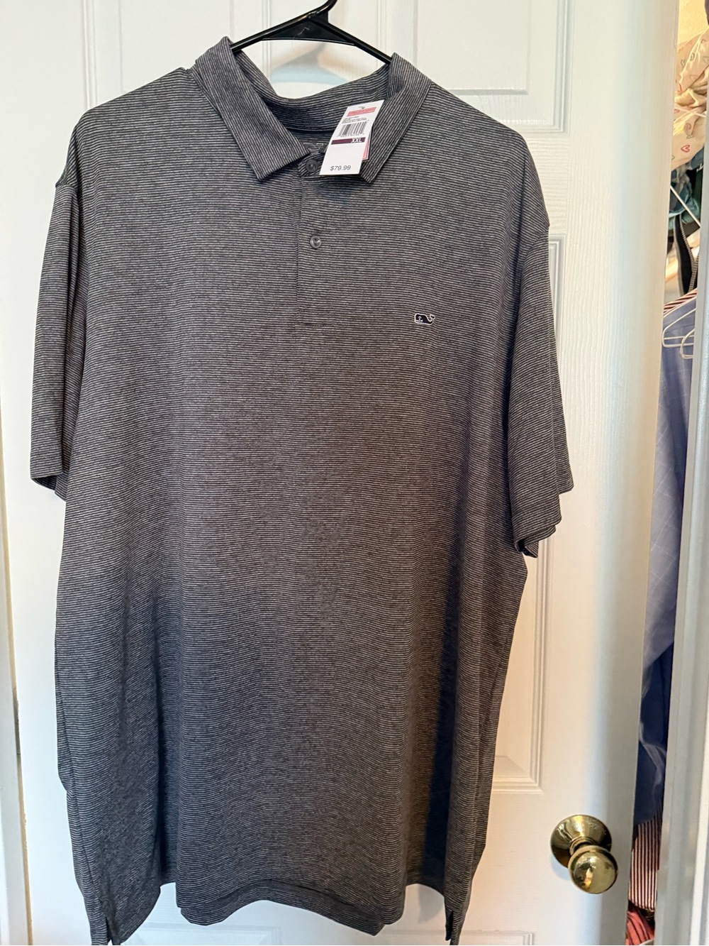 NWT Vineyard Vines Men’s Gray Performance Polo